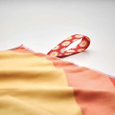 Fully color beach towel with elastic | Custom made